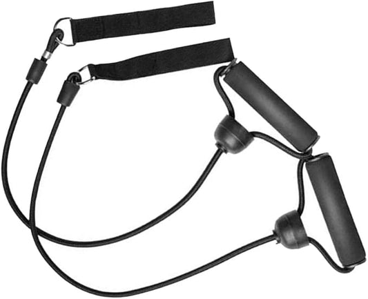2 Pcs Of Trampoline Bands Set – Exercise Bands with Handles, Comfortable Pull Rope for Fitness and Strength Training