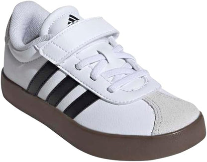 adidas Kids' VL Court 3.0 Elastic Lace & Strap Shoe