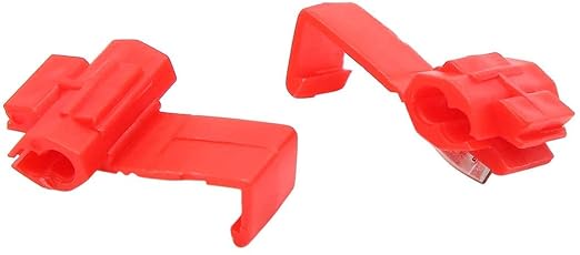 XYWHPGV 12pcs DC 12V Car Red Wire Quick Connector Terminal for 3.0-1.0mm2 Cable (bba40 7c45f e6220 0f442 1d59d 7884f