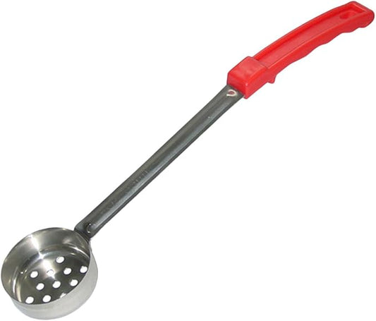 Pizza Spread Sauce Ladle with Plastic Handle Flat Bottom Kitchen Cooking Spoon for Sauces Pizza and Pancakes Capacity Handle