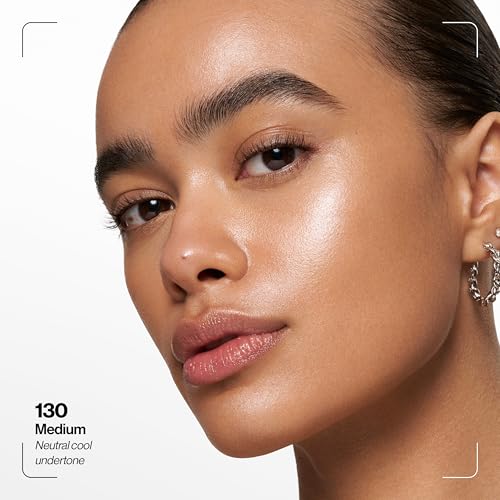 Revlon PhotoReady Lift + Fill Skin Tint, Multi-Use Glow Enhancer, Base & Highlighter for Glowing Skin, Sheer Coverage, 130, 1 fl oz (NO BOX)