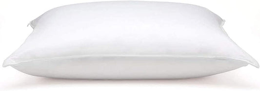 DOWNLITE Flat  Soft Down Pillow  Hypoallergenic Premium Down (Not Feathers)  Standard Size, 20 x 26