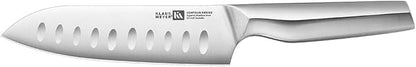 Contour High Carbon Steel 5.5 inch Santoku Kitchen Chef Knife
