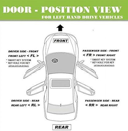 ADVANCE IGNITION Compatible with Hyundai 2001-2006 Elantra Front Right OR Rear Right Passenger Side Inside Inner Door Handle Black 2001 2002 2003 2004 2005 2006 B3990