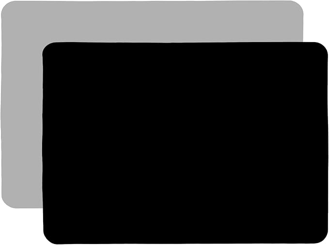 Silicone Mats for Crafts 2 Pack Large Silicone Craft Mat Nonstick Silicone Sheet for Resin Jewelry Casting DIY Art Nail Painting Mat Multipurpose Table Protector Mat Silicone Placemat, 15.75" x 11.81"
