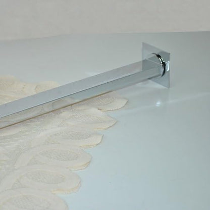 15-Inch Wall Mount Shower Arm and Escutcheon with 12-Inch NPT Thread (Polished Chrome)