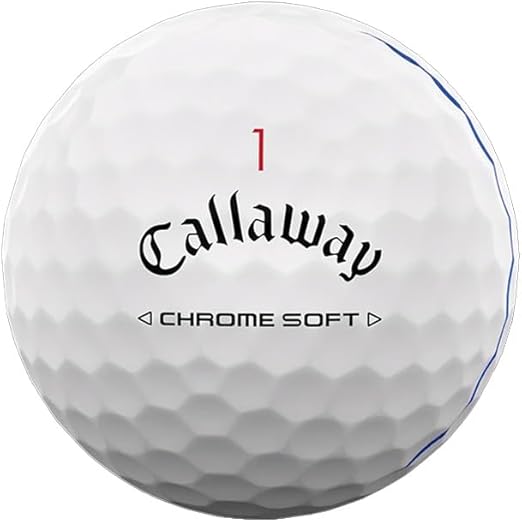 Callaway Golf Balls Chrome Soft Triple Track Balls, White, Pack of 3, BL CG CHRMSFT 24 TRPLTRK 3B PK