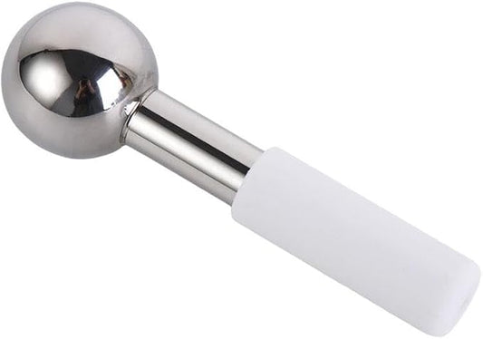Ice Globes for Facials, Stainless Steel Face Globes Ball Facials Cold Roller Cooling Globes for Puffiness, Wrinkles, Dark Circles
