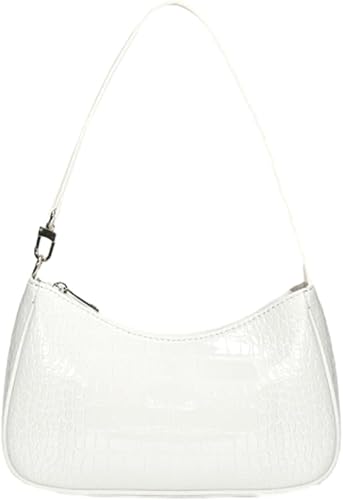 Solid Leather Clutch Bag Women's Casual Shoulder Bag Simple Hobo Handbag Satchel Style Handbag Purses For Women 2028