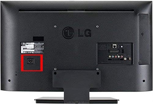 iMBAPrice 3 Feet AC Power Cord Cable (NEMA 5-15P to IEC320C5) for LG TV (65LB6190/55LB5900/50LN5750/47GA6400/32LN5310/32LN5700) and More
