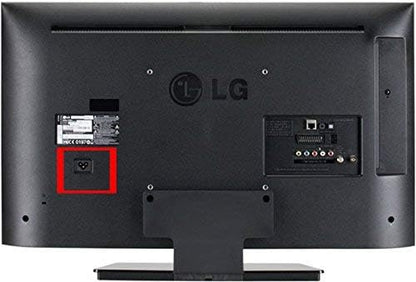 iMBAPrice 3 Feet AC Power Cord Cable (NEMA 5-15P to IEC320C5) for LG TV (65LB6190/55LB5900/50LN5750/47GA6400/32LN5310/32LN5700) and More