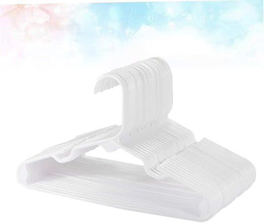 MAGICLULU Space-Saving Boys and Girls Hangers 20pcs Plastic Hangers for Baby Clothes Skid-Resistant Easy to Use