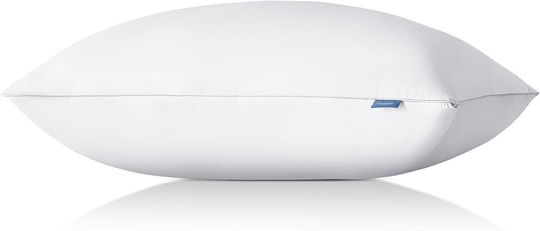 CozyLux Pillows Standard Size Set of 1, Hotel Quality Bed Pillows for Sleeping 1 Pack, Cooling Pillows for Side Back and Stomach Sleepers, Down Alternative Luxury Soft Supportive Pillows (18x26)