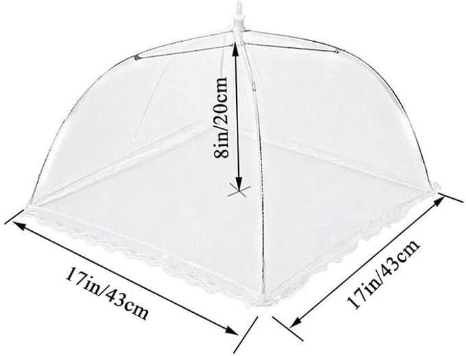 1PCS Mesh Food Cover,Multipurpose Food Cover Food Net Cover Mesh Screen Tents for Kitchen Gadgets, AM0XEB0GX6RUS