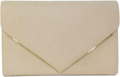 Evening Bags Women Clutch Purse Small Cute Classic Envelop Crossbody Handbag for Formal Wedding Party with Detachable Chain