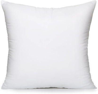 MoonRest Square Pillow Form Insert Hypoallergenic Sham Stuffer, 100 Polyester Microfiber Fill, Lined with Woven Cotton Blend Cover for Decorative Pillow Couch Sofa Bed Cushions 23 X 23
