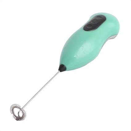Plastic Handle Electric Egg Beater Coffee Milk Cheese Mixer Blender Whisk Cyan (id: d3a 54b 540 747 032, Small, d3a54b540747003234541b58d7ba7d