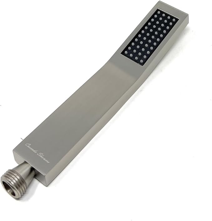 Cascada Contemporary Brass High Pressure Hand Held Shower  Single Setting Hand Shower (Brushed Nickel)