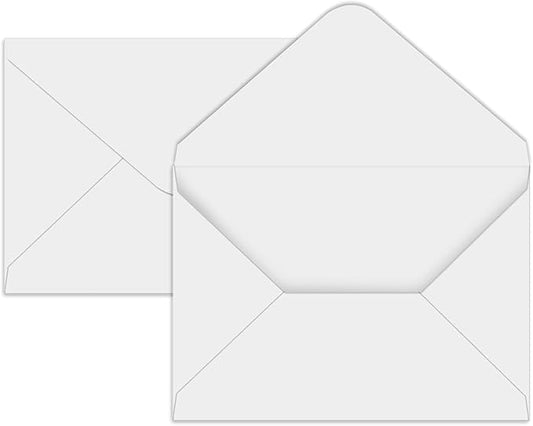 A7 Envelopes-100 Pack Navy Blue Envelopes 5x7 V Flap, Perfect for 5x7 Photo,5X7 Cards, Invitation, Wedding, Announcements, Baby Shower-5.25" x 7.25" (navy blue)