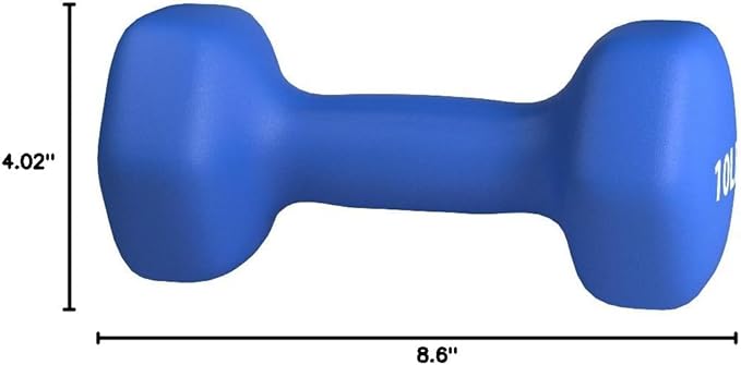 Basics Neoprene Dumbbell Hand Weights