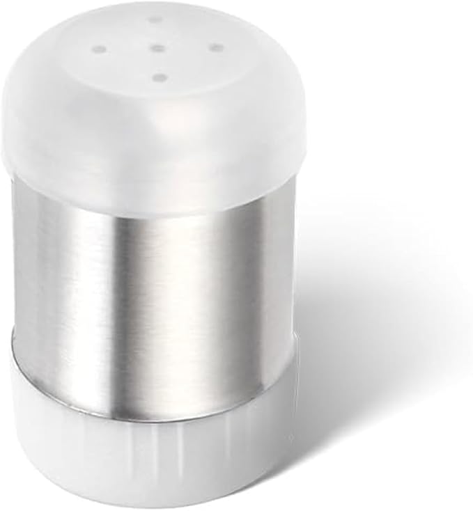 Silver Sugar Shakers Spice Salt Pepper Organizer Container Dust-proof Stainless Steel Salt and Pepper Mill Sets