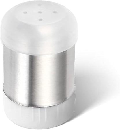 Silver Sugar Shakers Spice Salt Pepper Organizer Container Dust-proof Stainless Steel Salt and Pepper Mill Sets