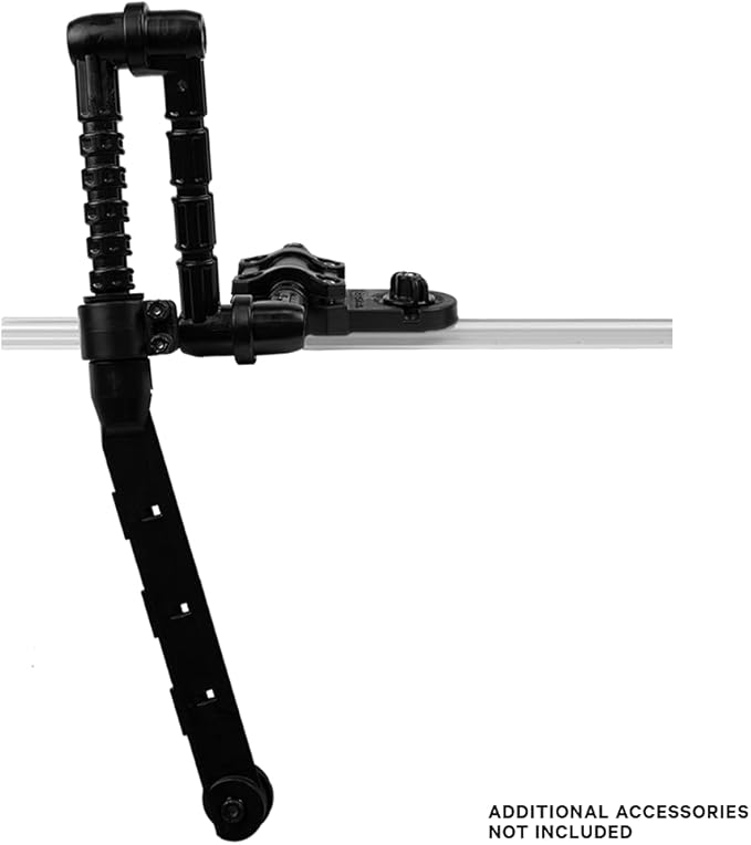 YakAttack Switchblade Transducer Mount | Track Mount Fish Finder Arm for Kayaks | 25.75" Adjustable Deployment Arm | Low Profile & Hydrodynamic | Built for Saltwater Use | Made in USA