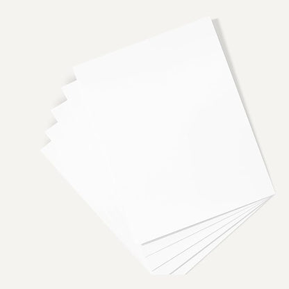 Basics Cardstock Paper, 8.5" x 11", 65 lb/176 gsm, 96 Bright White, 250 Sheets