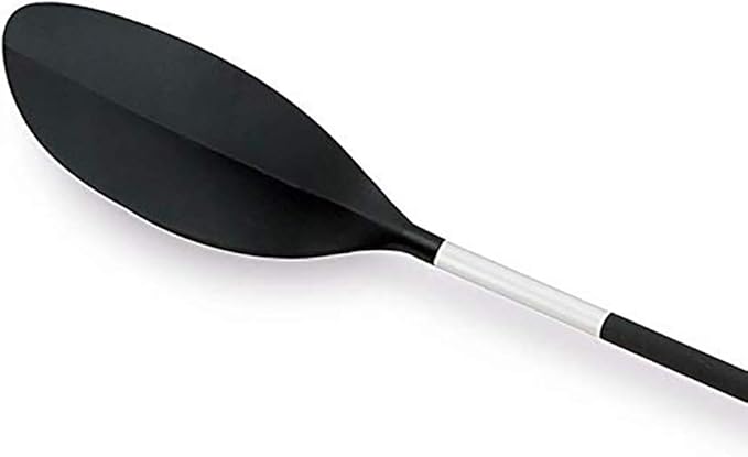 Intex 69629E 86" Kayak Paddle: Ribbed Spoon Shaped Blades  Durable Lightweight Shaft  Comfortable Grips  3-Position Feather Adjustability  TUV RL Approved