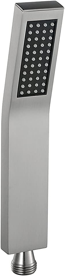 Brand: Asyas 4.2 4.2 out of 5 stars (164) Asyas Square Solid Brass Handheld Shower Head High Pressure Single Function 2.0 GPM Hand Shower Head Sprayer Brushed nickel