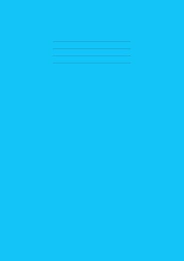 A4 10mm Lined Exercise Book: DyslexiaVisual Stress Relief, Tinted Coloured Paper Notebook - CREAM Paper, 80 GSM, 100 Pages  10 mm Line Ruled With Margin  For School  Home Use - Blue Cover