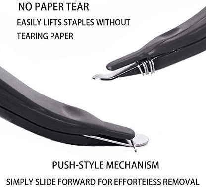 ZZTX 4 PCS Professional Magnetic Staple Remover Puller Rubberized Staples Remover Staple Removal Tool for School Office Home 4 Colors