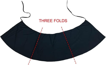 Women's Overlapped Side Tie Wrap Skirt Swimwear Tankini Bikini Cover-up | Tummy Control Adejustable Wrapped Swim Skirt No Brief