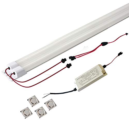 72W Magnetic LED Driver, 0-10V Dimmable, 0-100 Dimming,1850 Ma, Constant Current LED Driver Supply for LED Strip Light, Under Cabinet