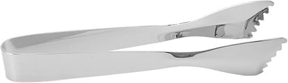Thicke the Stainless Steel Sugar Tweezers Easy Food for Domestic Cuisine (Mirror)