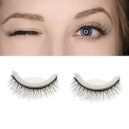 False Eyelashes, 3D Professional Eyelashes No Stimulation False Eyelashes Extension Handmade False Eyelashes Set, Reusable, Soft and Comfortable, Makeup Thick Fake Eye Lashes(08#)
