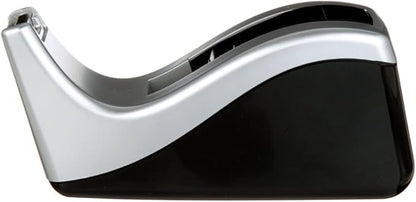 Scotch Desktop Tape Dispenser, Silvertech Two-Tone (C60-ST)
