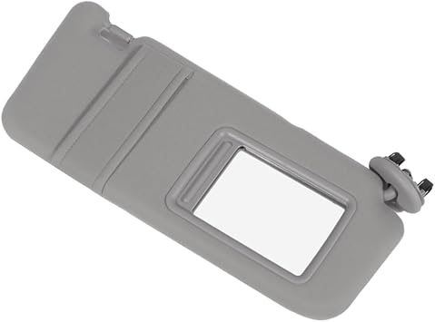 Right Passenger Side Gray Sun Visor Fits 2010-2011 for Toyota for Camry 2.5L Replace 74310-06750-B0