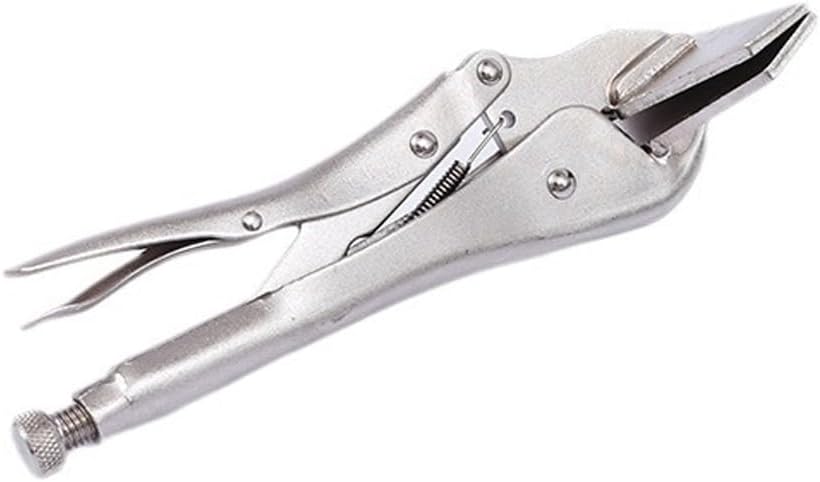 Locking Sheet Metal Clamp, Heavy Duty Sheet Metal Grip Tool, Flat Clamps Bending Pliers, for Bending, Forming and Crimping