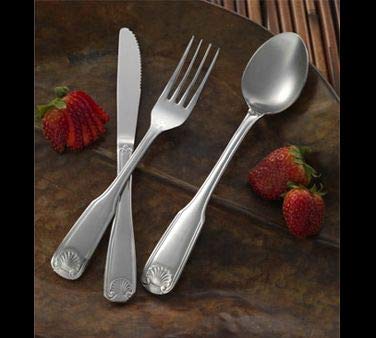 ITI IFNA-221 Nautilus Dinner Fork, 7.5" Length, 18 Stainless Steel (Pack of 12)
