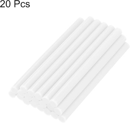 uxcell 20pcs Hot Glue Sticks for Glue Gun 7mm0.27-inch x 4-inch Mini Hot Melt Adhesive Glue Stick Cream