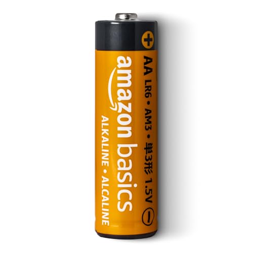 Basics 48-Pack AA Alkaline High-Performance Batteries, 1.5 Volt, 10-Year Shelf Life, Long-lasting, No Leakage