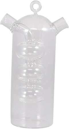 DECHOUS Kitchen Oil Dispenser Bottle 2-in-1 Oil Water Separator Glass Heatproof