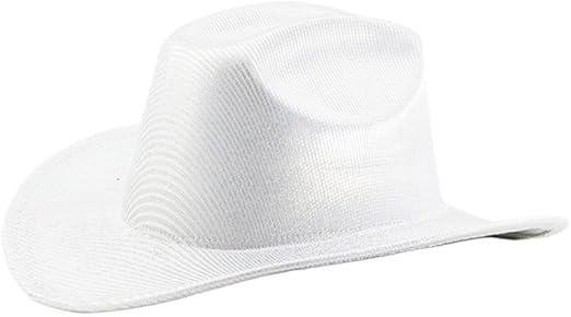 Shimmering Cowboy Hat for Women Men Unisex Carnivals Party Nightclub Hat Bachelorette Party Headwear Adult Stage Top Hat