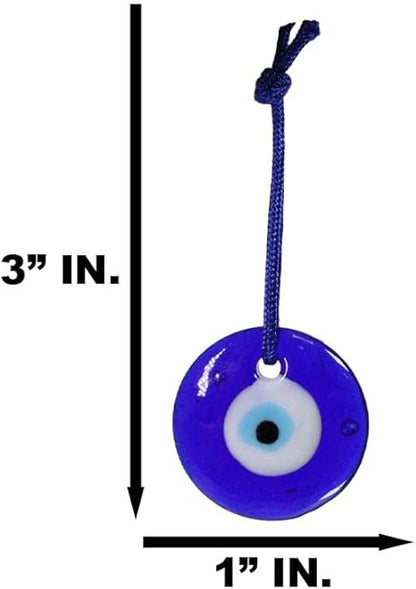 Ebros Gift Pack of 3 Wicca Metaphysical New Age All Seeing Eye of Providence and Protection Talisman Pendant Charm with String