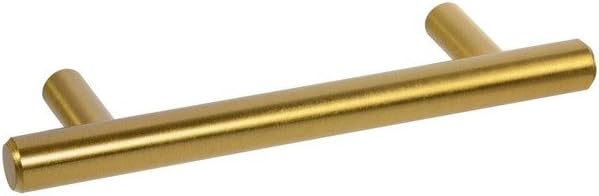 CKP Brand 3489-3-12 in. (89mm) Steel Bar Pull, Amber Gold