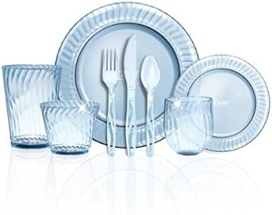 Chinet Cut Crystal Clear Plastic 10 inch Plates 20 ct.
