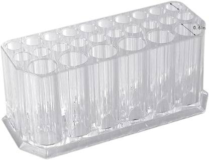 1PC Clear Acrylic Makeup Brush Holder and Nail Polish Organizer Ai Compact Storage Box for Beauty Essentials