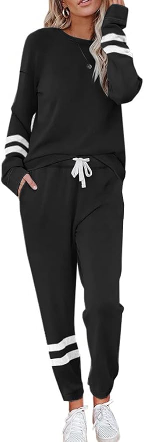 ETCYY NEW Lounge Sets for Women Two Piece Outfits Sweatsuits Sets Long Pant Loungewear Workout Athletic Tracksuits