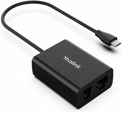 Yealink EHS60 Headset Adapter,Compatible with Cisco/Avaya/Poly/Grandstream Desk Phone,Connect to WH62 WH63 Wireless DECT Headset